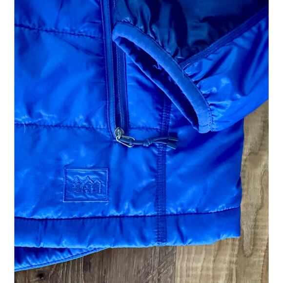 REI Co Op Primaloft Puffer Jacket Men’s Large Blue Lightweight Pertex‎ Quantum - Picture 5 of 11